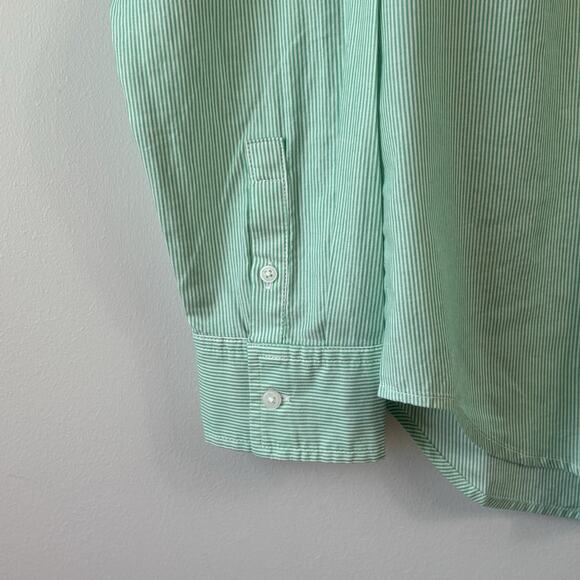 Everlane Womens Shirt Small Green Long Sleeve Button Down Oversized Preppy New - Picture 5 of 7